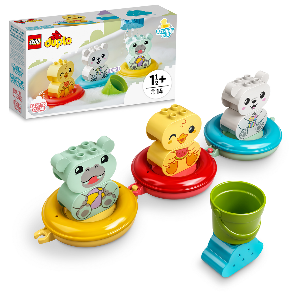 10965 Bath Time Fun: Floating Animal Train (Case of 2)