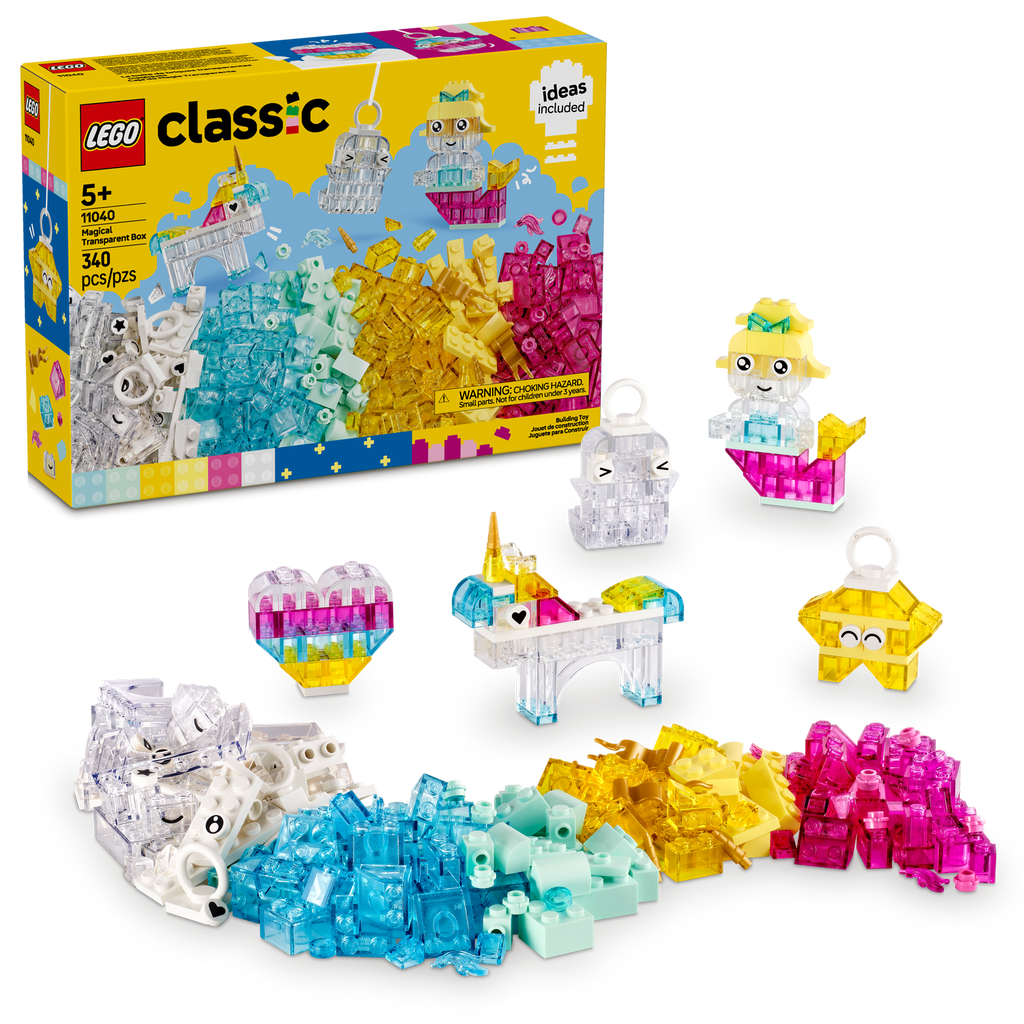 11040 LEGO® Classic Magical Transparent Box 11040 V39 (Case of 3)