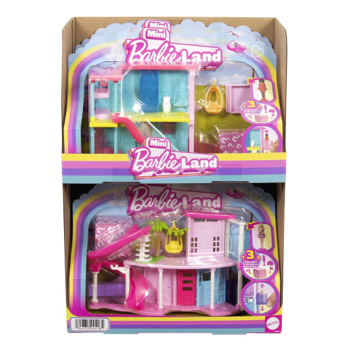 MINI BARBIELAND - HOUSES ASST (Case of 4)