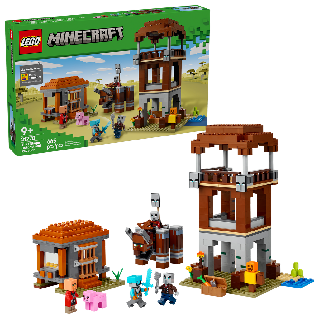 21278 The Pillager Outpost and Ravager (Case of 3)