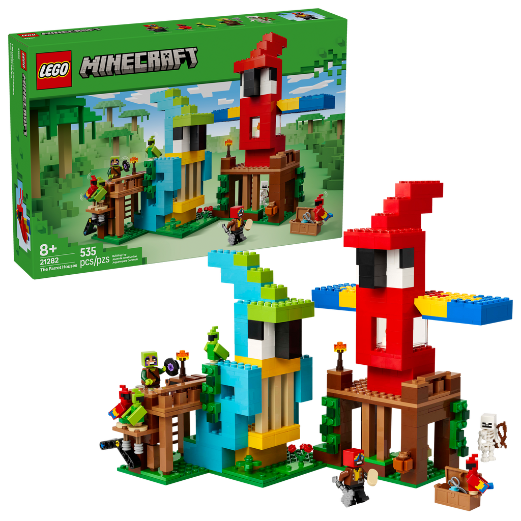 21282 The Parrot Houses (Case of 3)