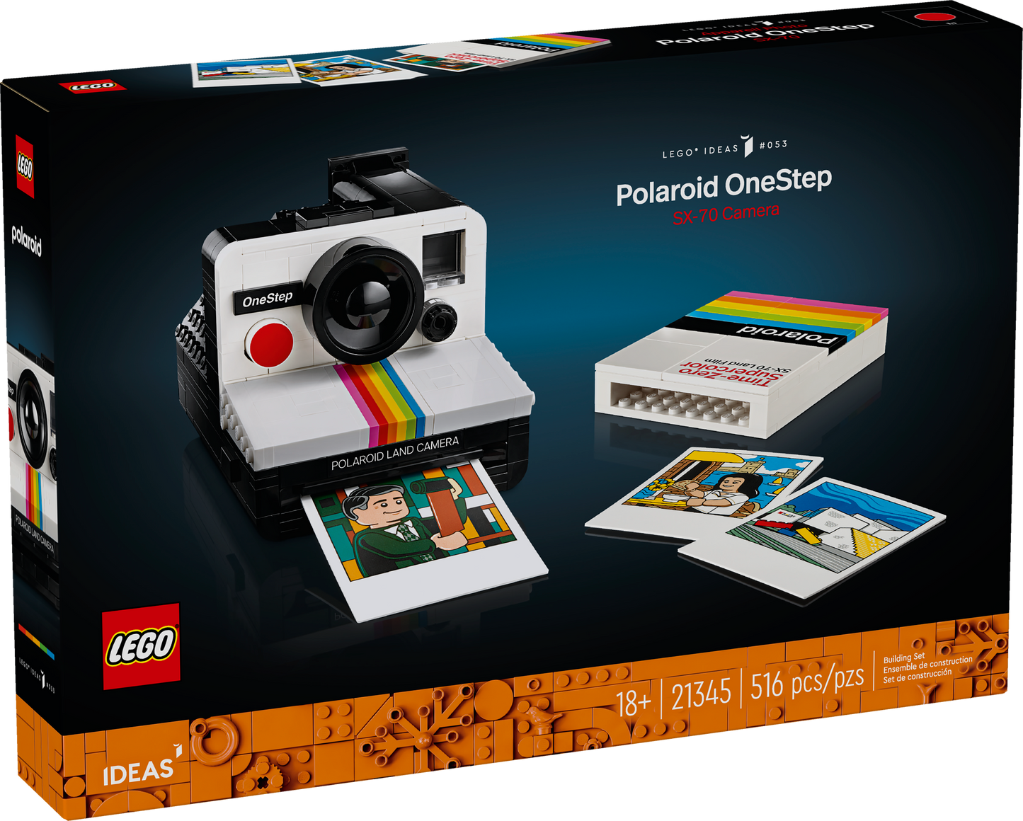 Lego® Ideas Polaroid Onestep Sx - 70 Camera Set 21345