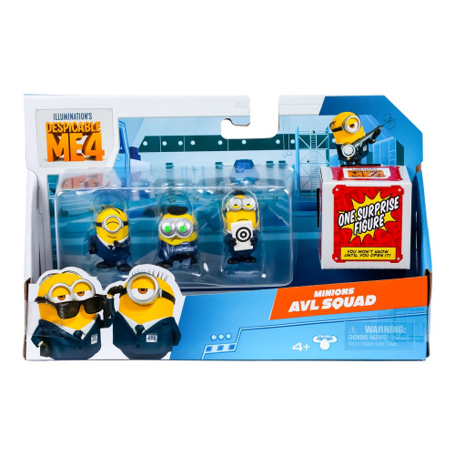 DESPICABLE ME 4 - 2" COLLECTIBLE 4pk ASST (Case of 3)