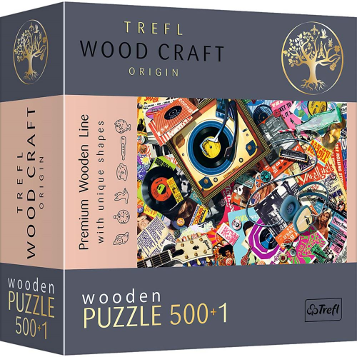 PUZZLE - WOODEN - IN the WORLD of MUSIC - 500pc (Case of 6)
