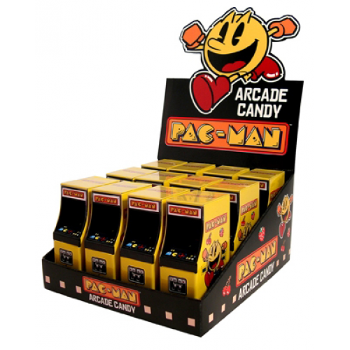 PAC-MAN ARCADE - STRAWBERRY CANDY - CDU (Case of 12)