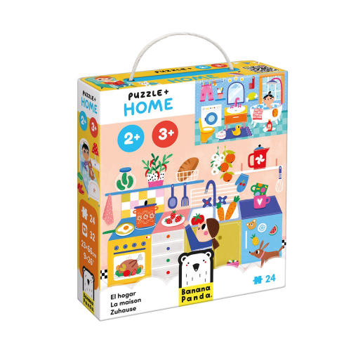 24pc PUZZLE + HOME, 32 Cards (2+) (Case of 10)