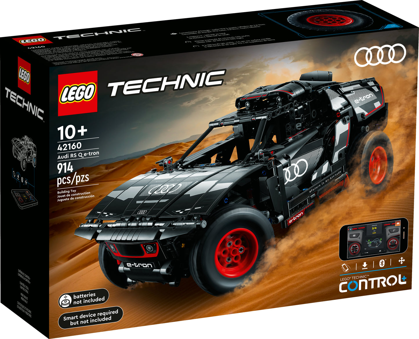 LEGO® Technic™ Audi RS Q e-tron 42160 Building Toy Set (914 Pieces)