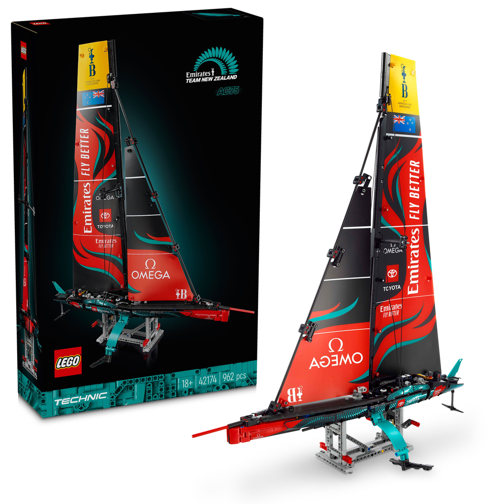 42174 Emirates Team New Zealand AC75 Yacht (Case of 2)