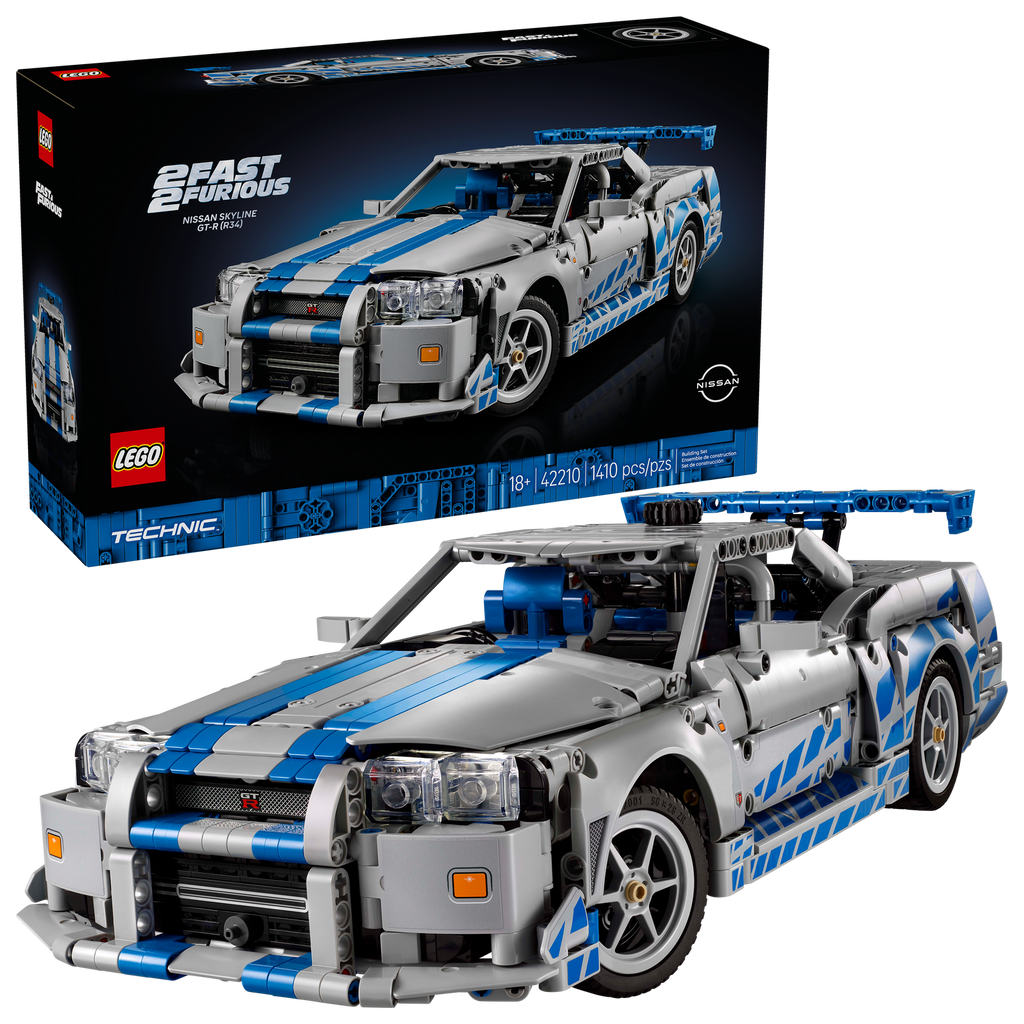 42210 2 Fast 2 Furious Nissan Skyline GT-R (R34) Car (Case of 2)