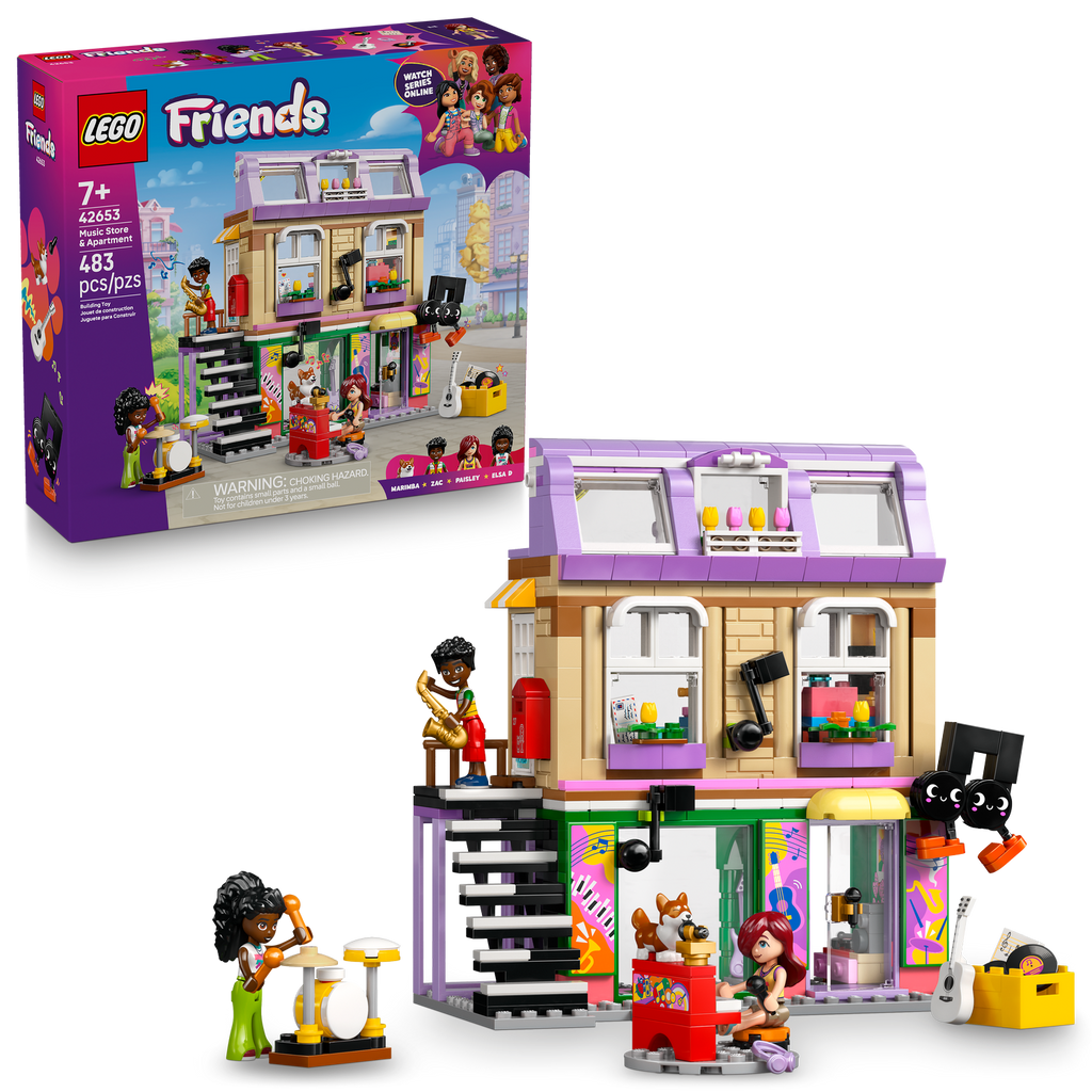 42653 Music Store & Apartment (Case of 3)