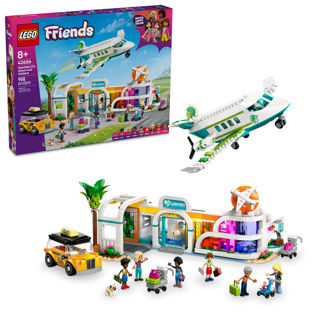 42656 Heartlake City Airport and Airplane (Case of 3)