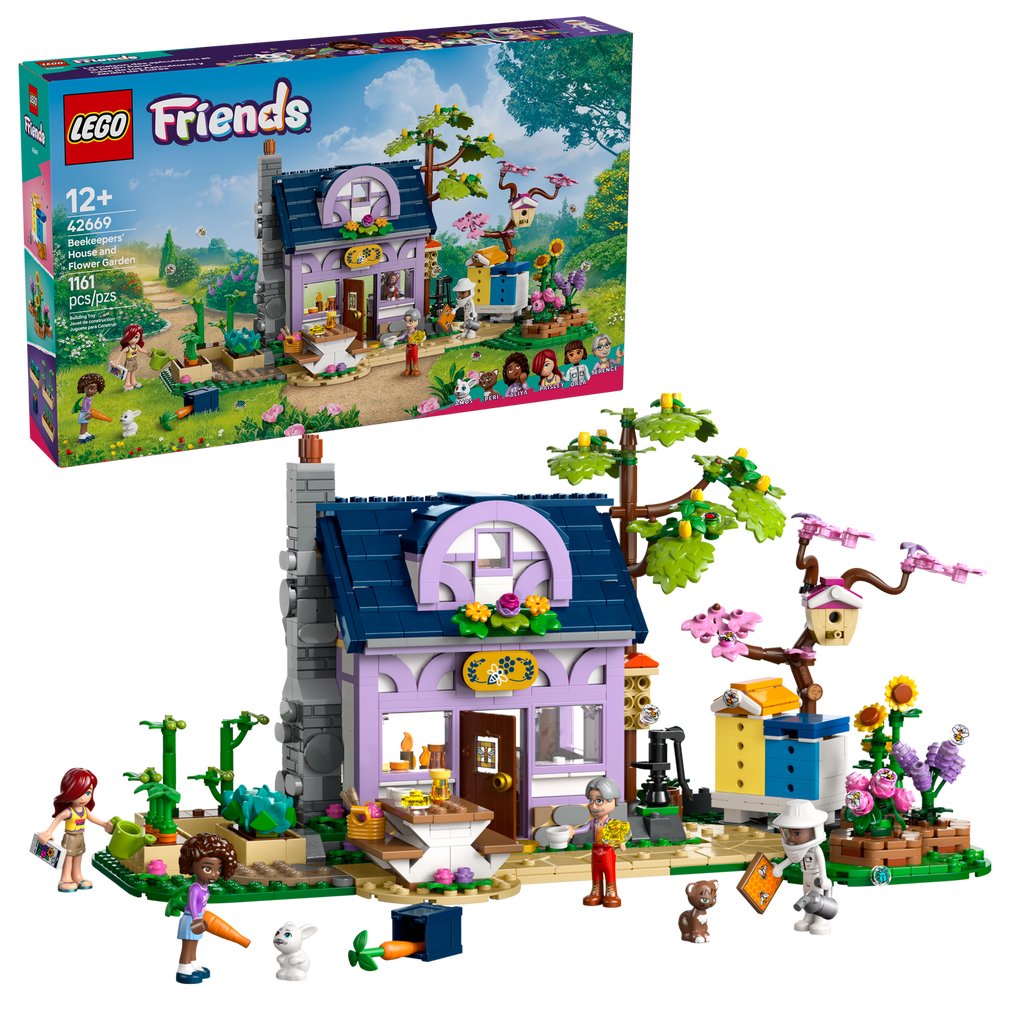 42669 Beekeepers' House and Flower Garden (Case of 3)