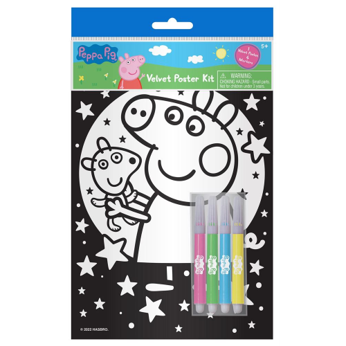 PEPPA PIG - VELVET POSTER KIT (Case of 12)