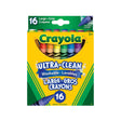 Crayola Ultra-Clean Washable Large Crayons, 16 Count (Case of 12)
