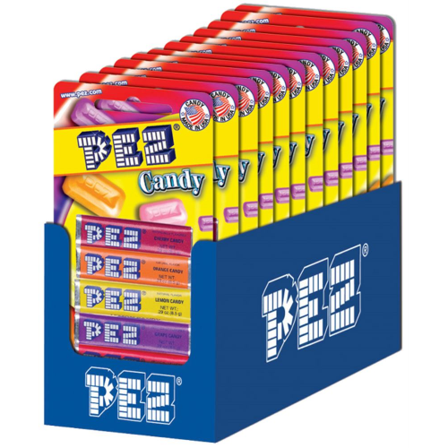 PEZ - 6pc REFILL BLISTER PK (PDQ) ASST (Case of 12)