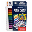 Crayola Fine Point Doodle Markers, 12 Count (Case of 10)