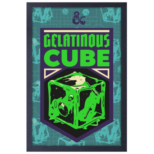 DUNGEONS and DRAGONS - GELATINOUS CUBE - 11" x 17" GEL PRINT (Case of 6)
