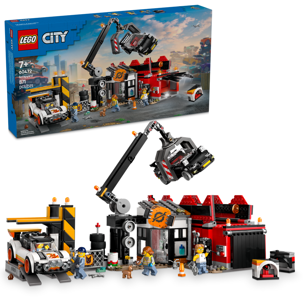 60472 Scrapyard with Cars (Case of 3)
