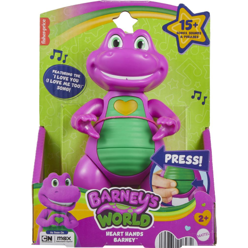 BARNEY - HEART HANDS FIGURE (Case of 3)