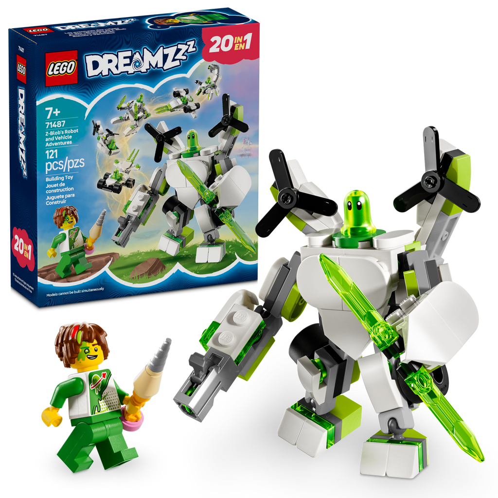 71487 Z-Blob's Robot and Vehicle Adventures (Case of 5)