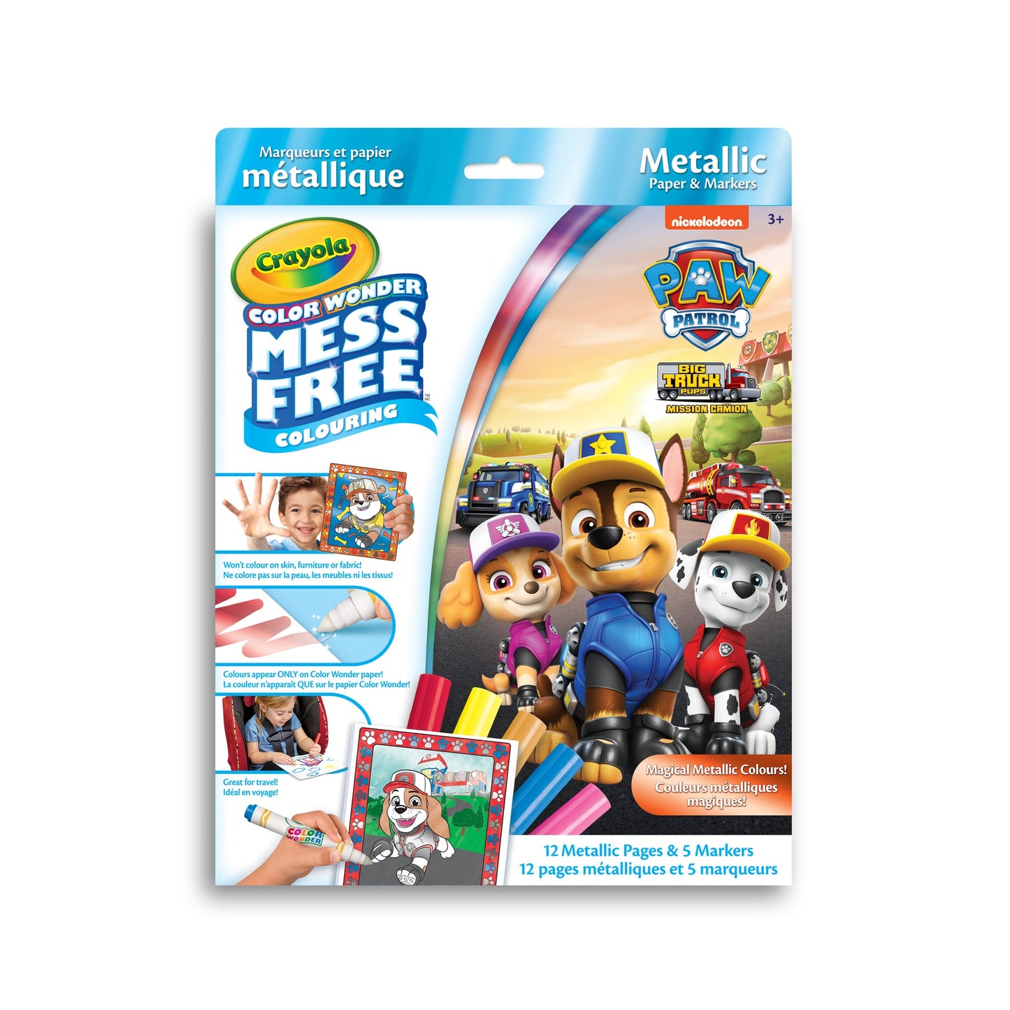Crayola Color Wonder Mess-Free Colouring Book & Markers Kit, Paw Patrol (Case of 4)
