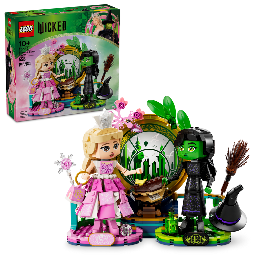 75682 Elphaba & Glinda Figures (Case of 3)