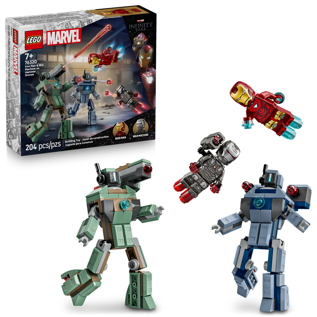 76320 Iron Man & War Machine vs. Hammer Drones (Case of 5)