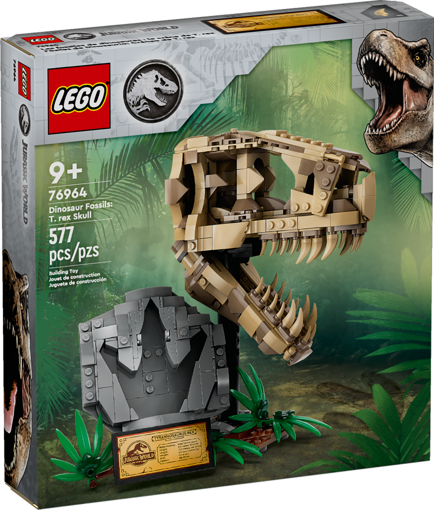 Lego® Jurassic World Dinosaur Fossils: T. Rex Skull 76964