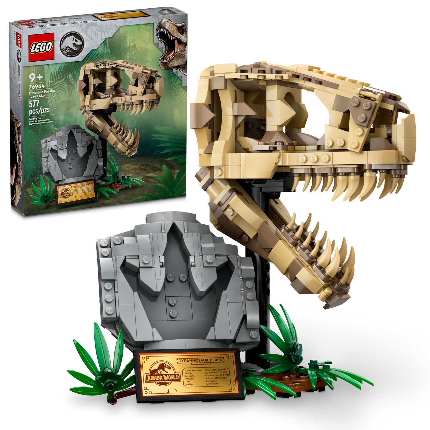 Lego® Jurassic World Dinosaur Fossils: T. Rex Skull 76964