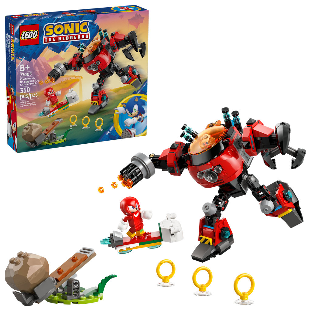 77005 Knuckles vs. Dr. Eggman Egg Crusher Mech (Case of 4)