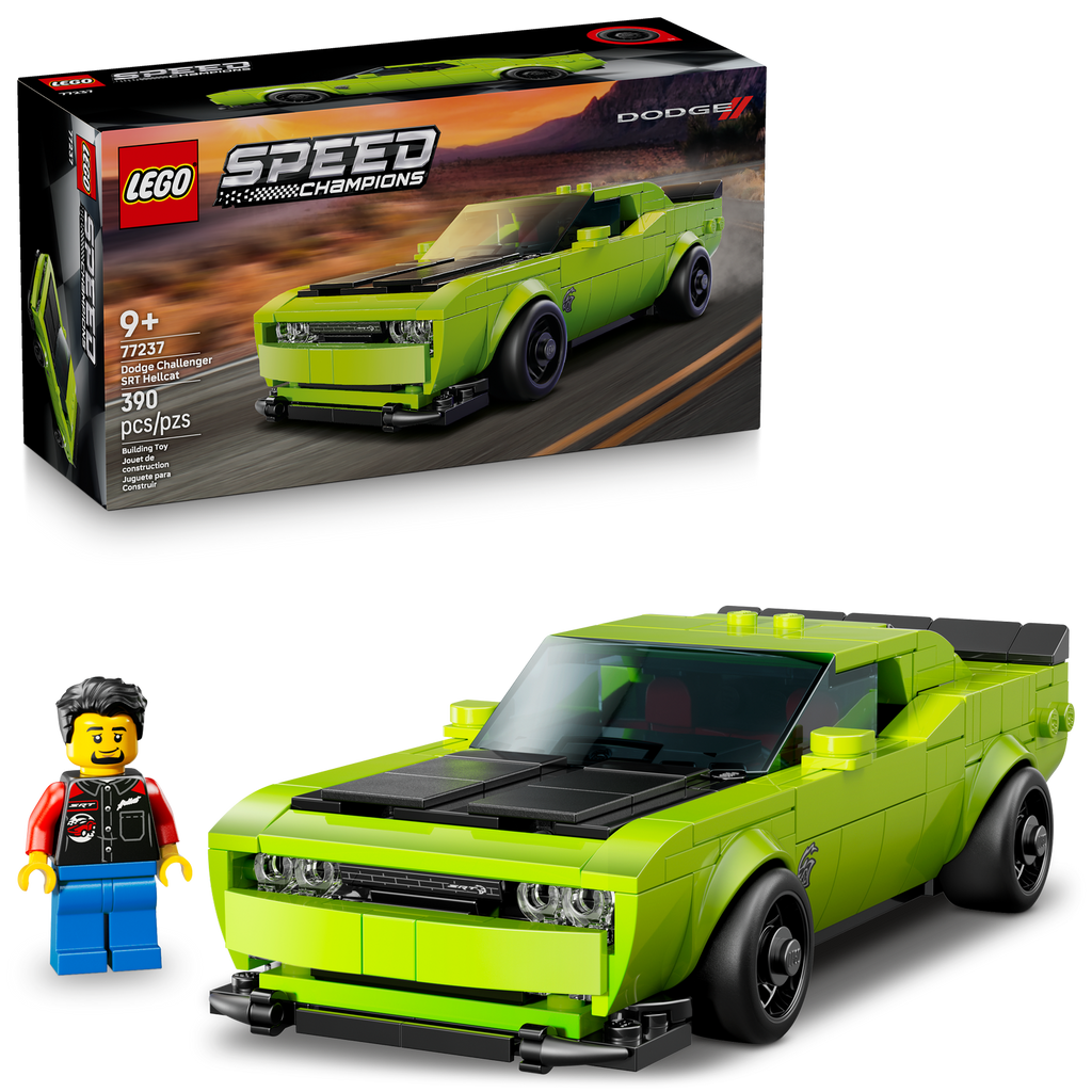77237 Dodge Challenger SRT Hellcat Sports Car (Case of 2)