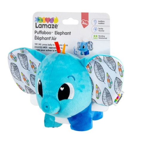 LAMAZE - PUFFABOO ELEPHANT (Case of 4)