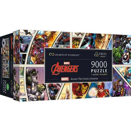 PUZZLE - PRIME UFT - MARVEL ACROSS THE COMIC UNIVERSE - 9000pcs (Case of 2)