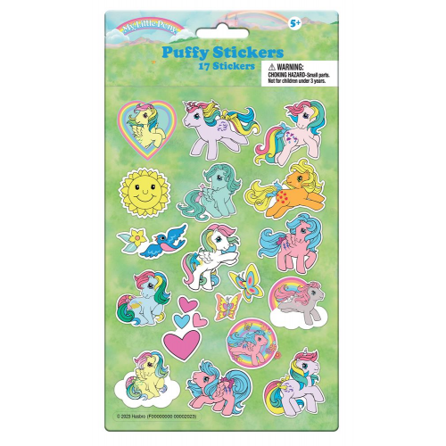MY LITTLE PONY - PUFFY STICKERS (Case of 6)