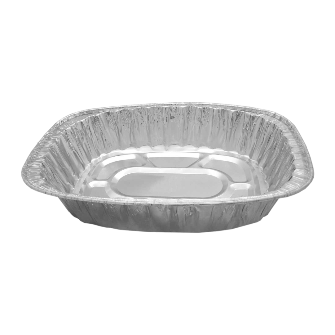 Foil Oval Roaster Pans - 50pcs