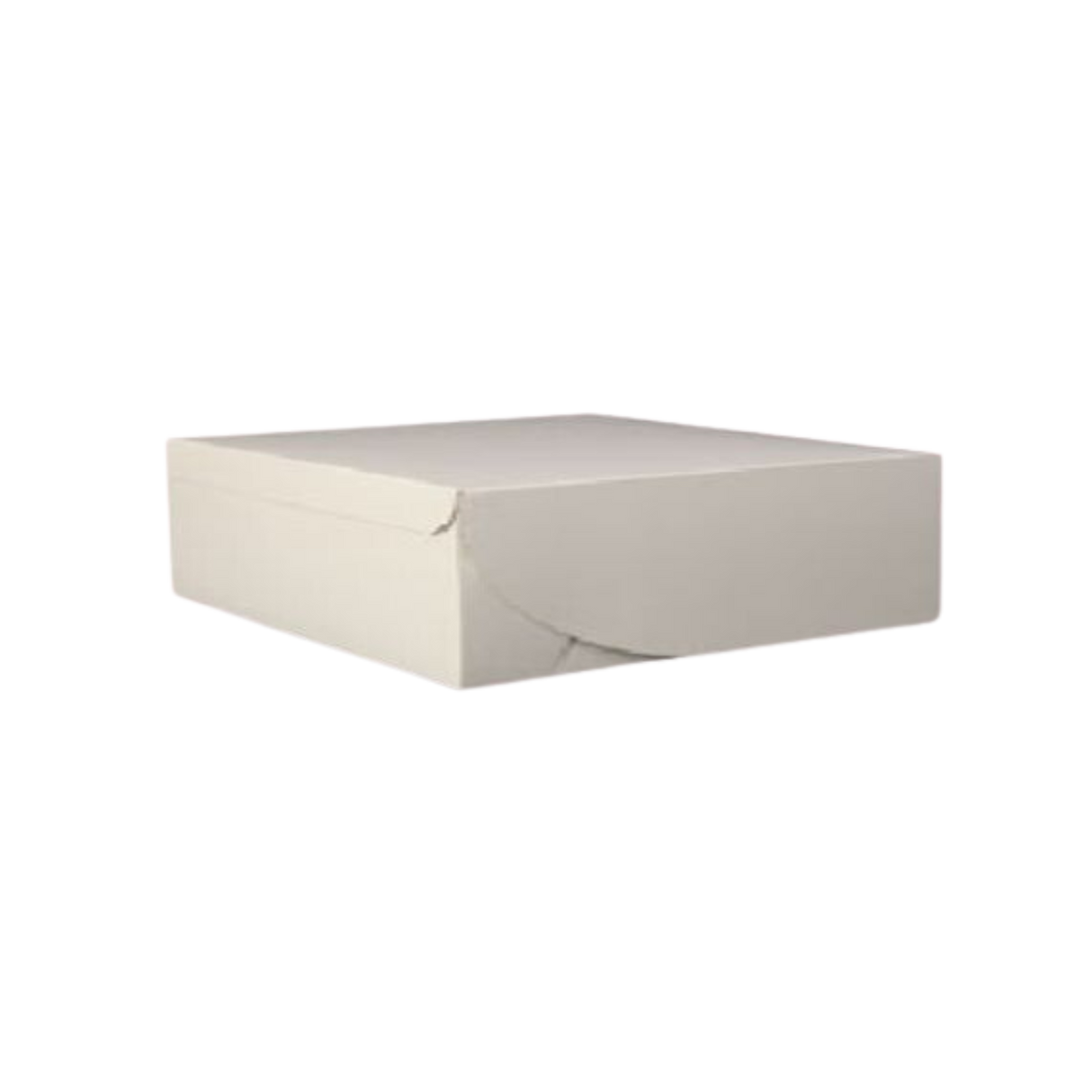 5.5" x 5.5" x 2.5" White Cake Box - 250/case