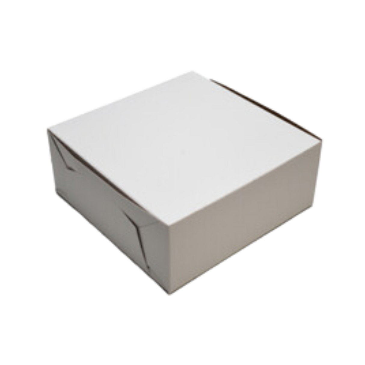 6" x 6" x 2.5" White Cake Box - 250 pcs