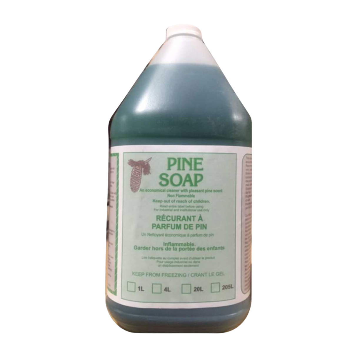 Abrasive Free Pine Soap - 4 x 4L