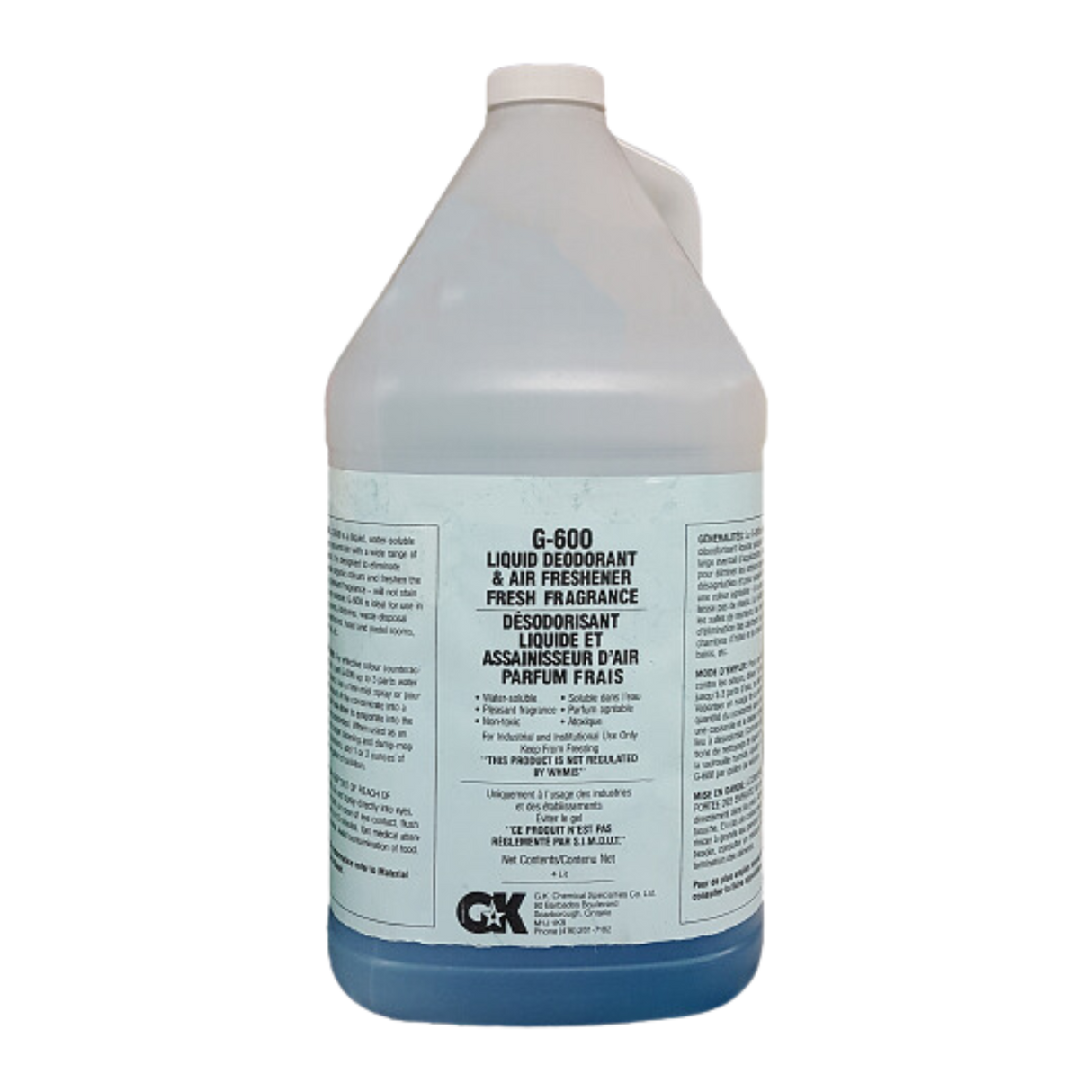 Fresh Scent Liquid Deodorant (G600) - 4 x 4L