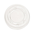 Clear Plastic Lids for 2 oz Portion / Souffle Cups (2500-Count) Mark's Choice