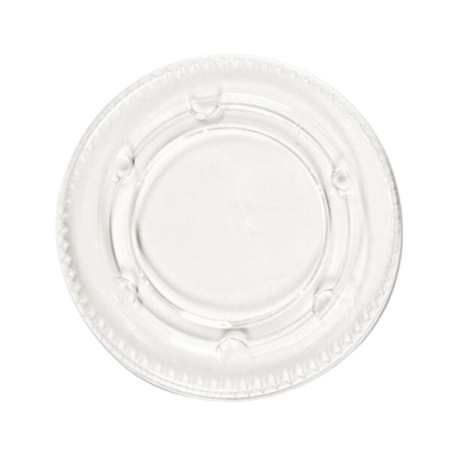 Clear Plastic Lids for 2 oz Portion / Souffle Cups (2500-Count) Mark's Choice