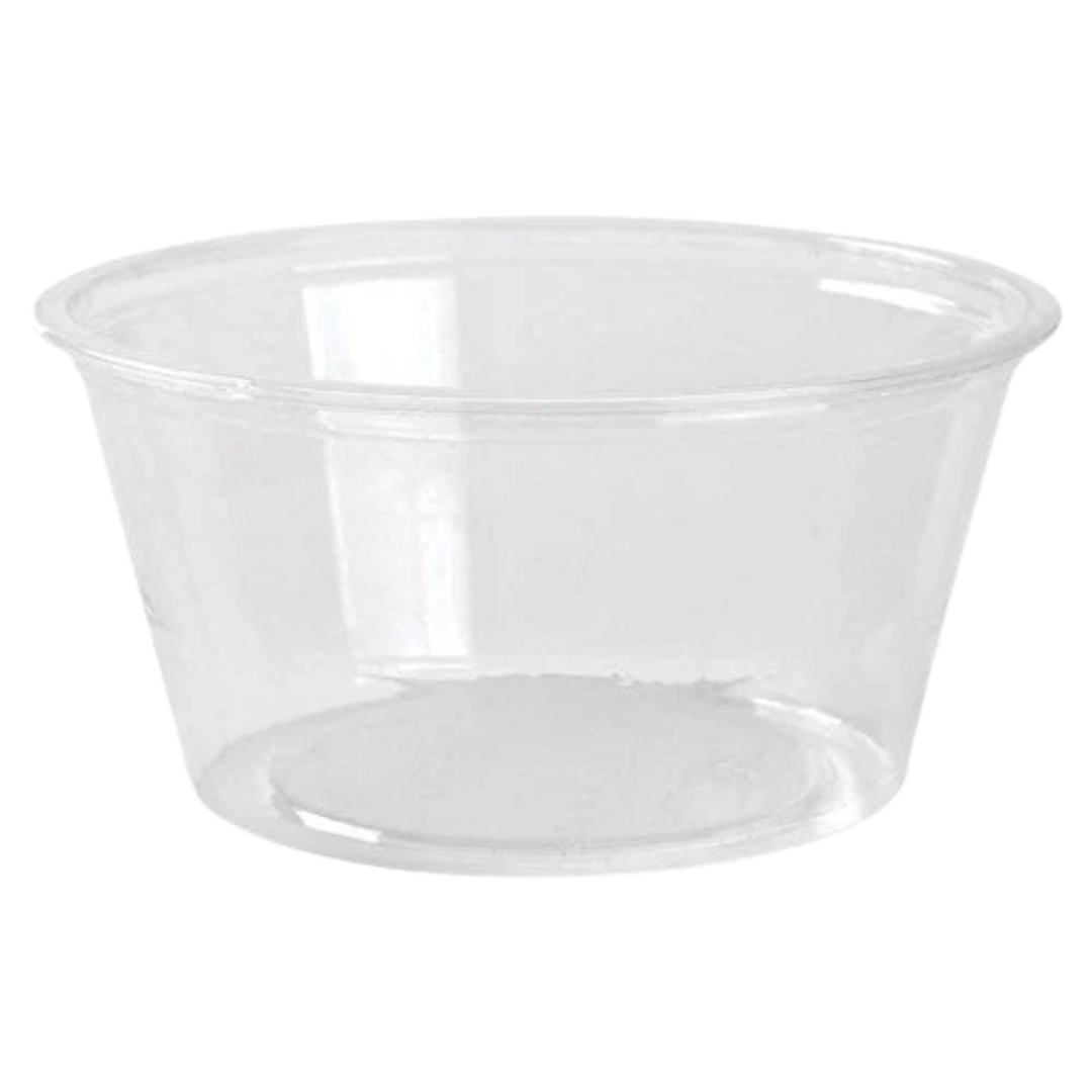 1.5 oz Clear Plastic Portion Cups - 2500pcs