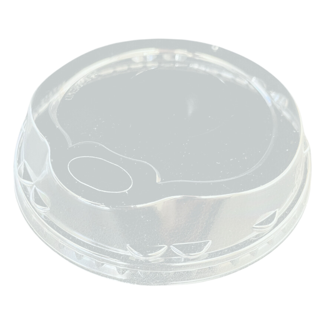 98 mm Strawless PET Dome Lids with Sippy Fit - 1000 pcs