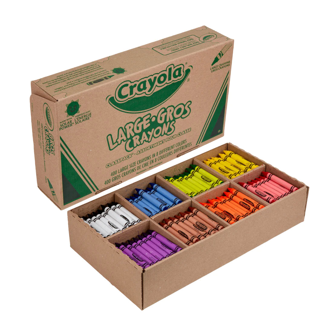 Crayola Large Crayons Classpack, 400 Count