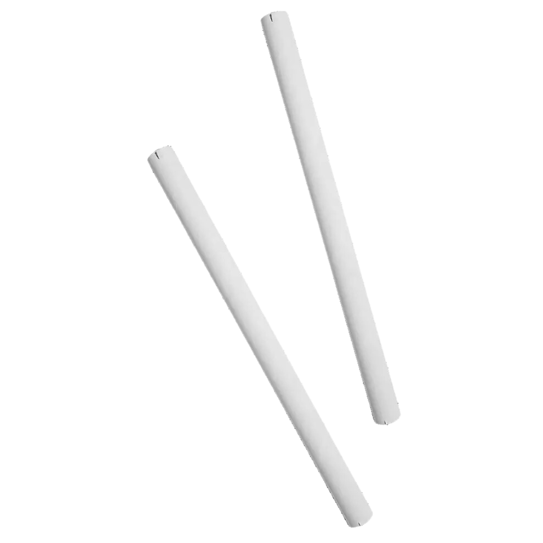 18" White Drapery Tubes - 250 pcs