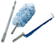 Telescopic 24"-49" Dual Action Microfiber Duster Set (3-Piece Kit) Vileda