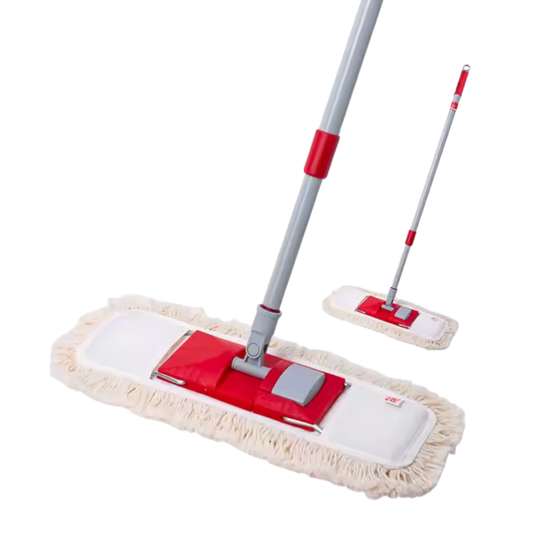 Cotton Mop - 40cm Mixed Cotton refill, 75-130cm telescopic metal handle