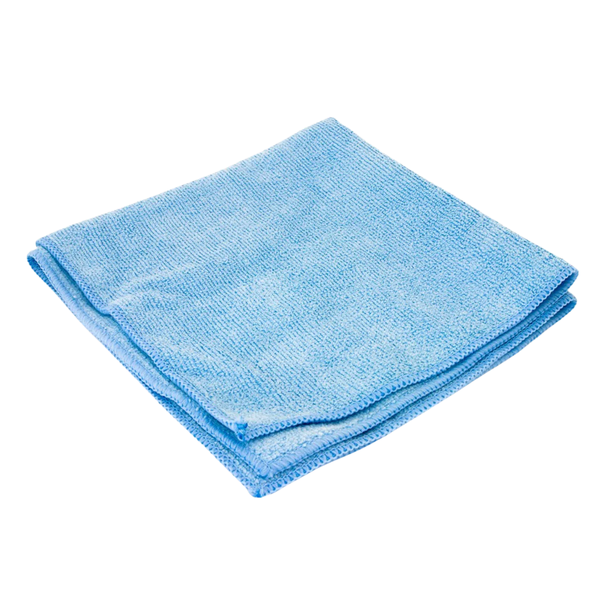 Blue Microfiber Cleaning Cloths 16" x 16" – 25 Pack (8 Packs per Case) Janitor's Choice