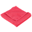 Red Microfiber Cleaning Cloths 16" x 16" – 25 Pack (8 Packs per Case) Janitor's Choice