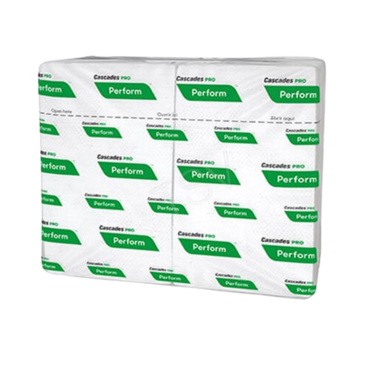 12.6 x 8.5 , 1ply White Interfold Napkin - 376x16/cs